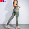 2 Piece Set Women Fitness Wear Snake Prints Private Label Gym Wear