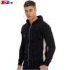 New Design Mens Tracksuits Custom Sports Zipper Black Tracksuits Top