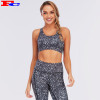 Work Out Apparel Woman Fitness Yoga Set Leopard Sportswear Suppliers