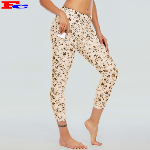 High Waisted Yoga Pants Women Best Print On Demand Leggings Capri Pants Fitness Tights