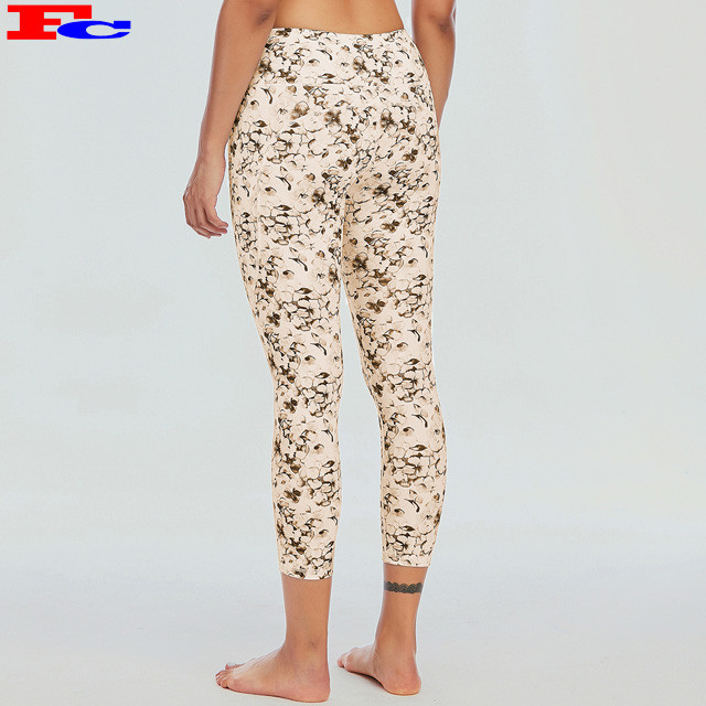High Waisted Yoga Pants Women Best Print On Demand Leggings Capri Pants Fitness Tights