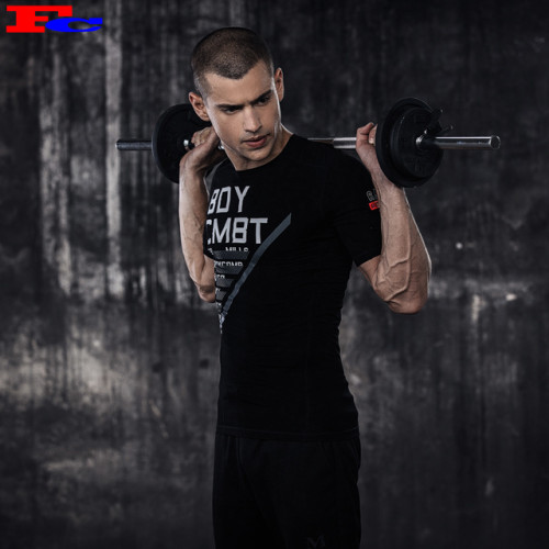 2020 Custom Letters Print T Shirts For Men Athletic Fit T Shirts Supplier