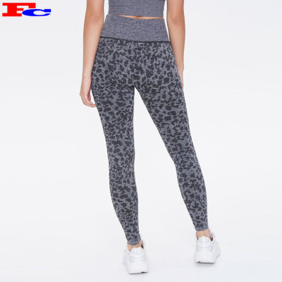 Legging New Style Workout Jacquard Fabric Thick Jogging Yoga Pants For Women