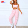 Hot Sales Casual French Terry Pants Baggy  Drawstring Sweatpants Custom Joggers Women