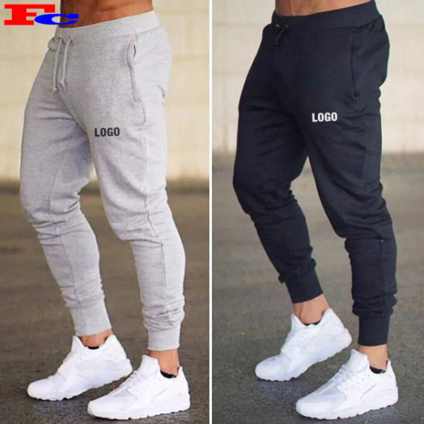 Custom Logo Mens Track Pants Gym Workout Fitness Soft Wear Jogger Men's Pants