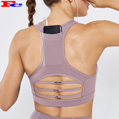 Girl Sports Vest  Yoga Gym Bra Women Custom Logo Athletic Clothing Manufacturer