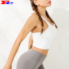 Women Strappy Back Yoga Bra Backless Crop Top Longline Crisscross Fitness Bra Tops