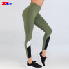 Fengcai Fashion Patchwork Custom Sports Leggings  High Waist Power Flex Yoga Pants For Women