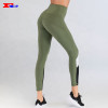 Fengcai Fashion Patchwork Custom Sports Leggings High Waist Power Flex Yoga Pants For Women