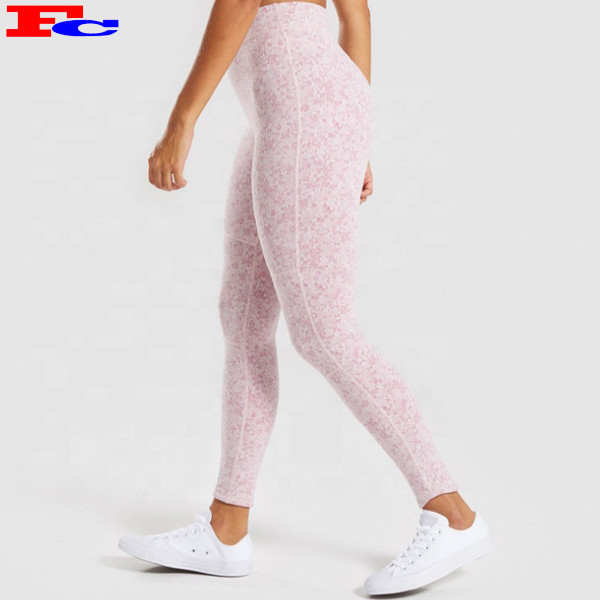 China Manufacturer Sublimation Yoga Exercises Tight Printed Women Leggings Yoga Pants