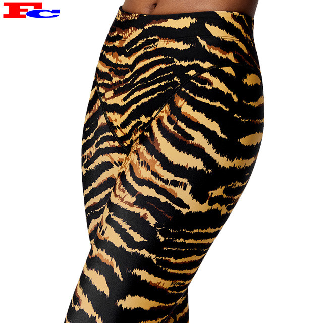 Full Length Women Compression Pants Sports Leggings High Waist Yoga Pants Wholesale