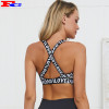 Custom Women Active Wear Set Leopard Yoga Set Fitness Clothing