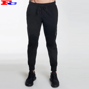 Fitted Gym Sweat-wicking Sports Running Training Jogger Pants Men With Zipper Pocket