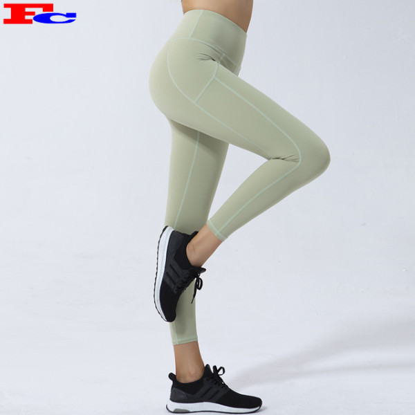 Custom Women Premium Leggings High-Waisted Peach Buttock Yoga Pants Fitness Tights