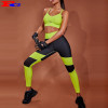 Fluorescent Green Sport Stretchy Gym Bra Top For Women