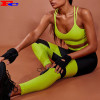 Wholesale Custom Logo Workout Gym Tights Running Combined Color Sport Yoga Leggings