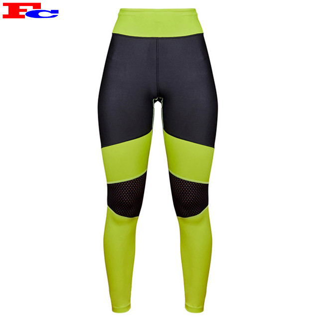 Wholesale Custom Logo Workout Gym Tights Running Combined Color Sport Yoga Leggings