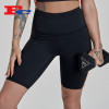 China Custom Activewear Manufacturers Bodybuilding Bulk Running Sports Shorts For Women
