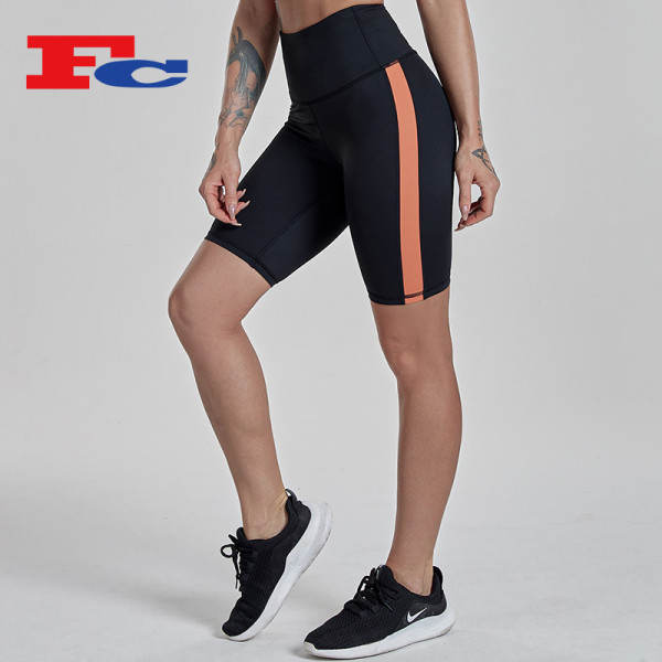 China Custom Activewear Manufacturers Bodybuilding Bulk Running Sports Shorts For Women