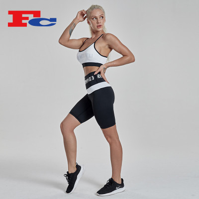 Shorts Set Women Sport Bra And Biker Shorts Outfit Activewear Sets Manufacturer