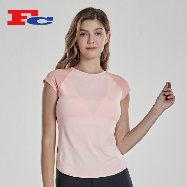 T Shirt manufacturer China Mesh Breathable Perspiration T Shirt Maker