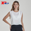 Custom Moisture Wicking Mesh Crop Tops For Women Private Label Services