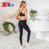 Custom Gym Clothing Suppliers Stitching Contrast Color Workout Yoga Wear Women