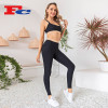 Custom Gym Clothing Suppliers Stitching Contrast Color Workout Yoga Wear Women