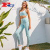 Bronzing Printed Hip-lifting Slim Leggings Set Fitness Leggings And Tops