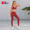 Yoga Clothes Factory China Sexy Gather Gym Professional Yoga Bra Set