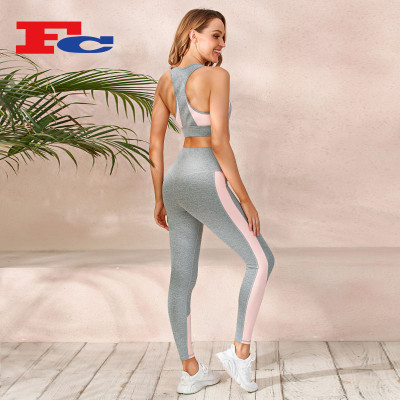 Stitching Contrast Color Design Gym Wear --Private Label Services