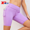 Womens Biker Shorts Wholesale With Side Pockets Hip Lift -OEM & ODM