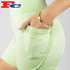 Quality Sports Shorts Custom Logo Womens Yoga Shorts With Pockets