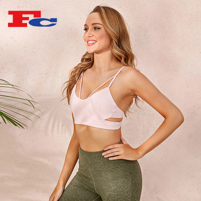 Sexy Sports Bra Inserts Suppliers Workout Running Yoga Bra For Women