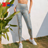 Fitness Leggings Wholesale Peach Hip Snakeskin Pattern Tights High Waist Hip Pants