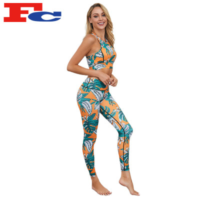OEM Yoga Wear Manufacturer Women Full Scrunch Butt Sexy Leggings Sets