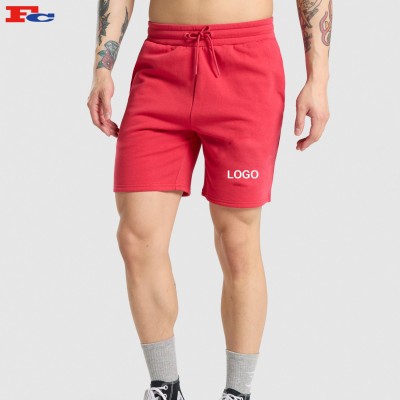 Custom Mens Fleece Summer Workout Sports Drawstring Sweat Shorts Supplier