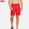 Wholesale Mens Drawstring Shorts Polyester Athletic Gym Shorts With Side Zipper Pocket
