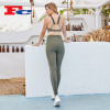 OEM Sportswear Manufacturer Unique Shoulder Strap Top High Waist Hip Lifting Leggings