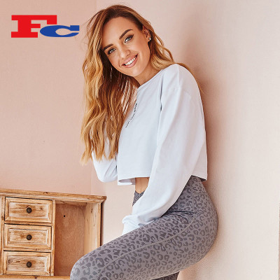 Custom INS New Design Sports Pullover Yoga Long Sleeves for Women