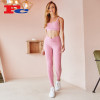 Custom Fitness Apparel V-Shaped Waist Leggings Set Women Tracksuits Supplier