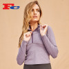 Half Zipper Neckline Long-Sleeved Top Women's Sports Jacket Wholesale