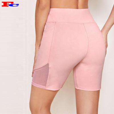High Waist Compression Scrunch Butt Fitness Yoga Biker Shorts with Phone Pocket