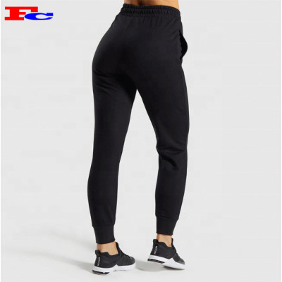 Custom Sweatpants Elasticated Drawstring Waistband French Terry Streetstyle Joggers For Women