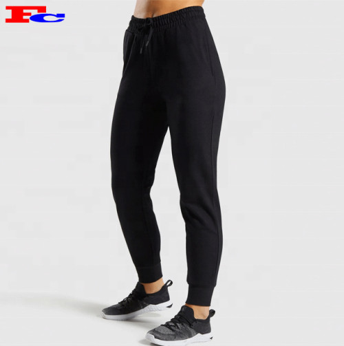 Custom Sweatpants Elasticated Drawstring Waistband French Terry Streetstyle Joggers For Women