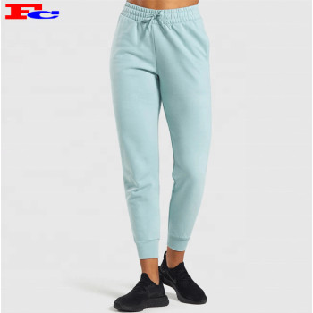 Custom Sweatpants Elasticated Drawstring Waistband French Terry Streetstyle Joggers For Women