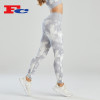 Custom Leggings Good Quality Qray Tie-Dye Sky Design Gym Clothes