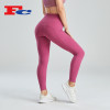 Custom Yoga Pants Women USA Hot Sale Double Side Pocket Sportswear Supplier