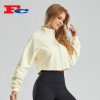 Custom Zip Up Jackets Short Cardigan Design Gym Coat Supplier