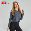 Factory Manufacturer Quality Pullover Long Sleeve For Women Gym Shirts Supplier